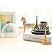 AUNMAS Caja de música DIY Doll House con luz LED Miniatura Kit...