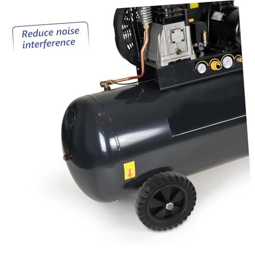 Roue compresseur en caoutchouc noir Lurrose (2pcs) résistante à l'usure - 5