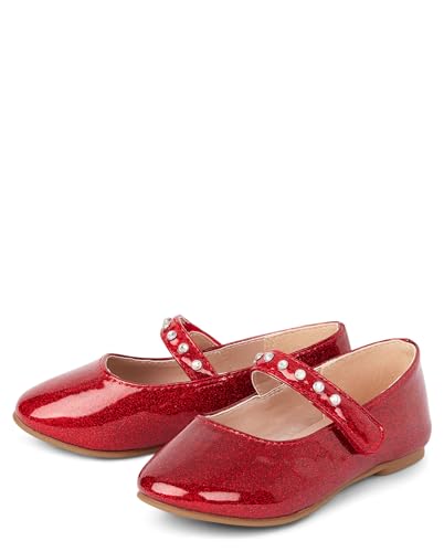 The Children's Place Girl's Baby Toddler Closed Toe Ballet Flats2