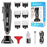 KEMEI Professional Hair Clippers Set for Men,Cordless Rechargeable Hair Clippers Kit, Clippers and Trimmer Set for Hair Cutting, Haircut Clippers,Gifts for Men
