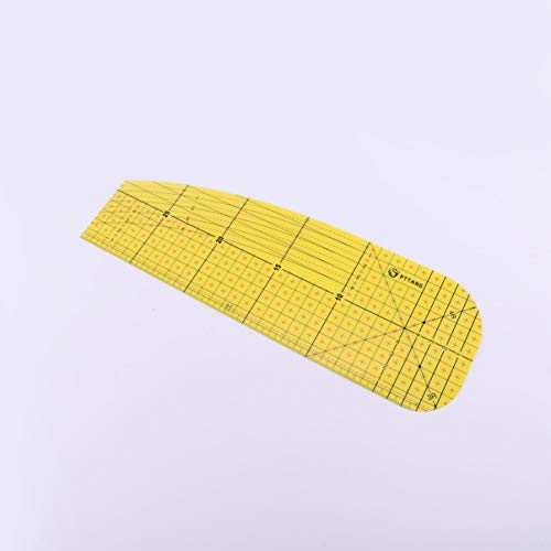 Toyvian RÃ©gua de Ferro Quente de Alta Temperatura ResistÃªncia Canto Quilting RÃ©gua Diy Ferramenta