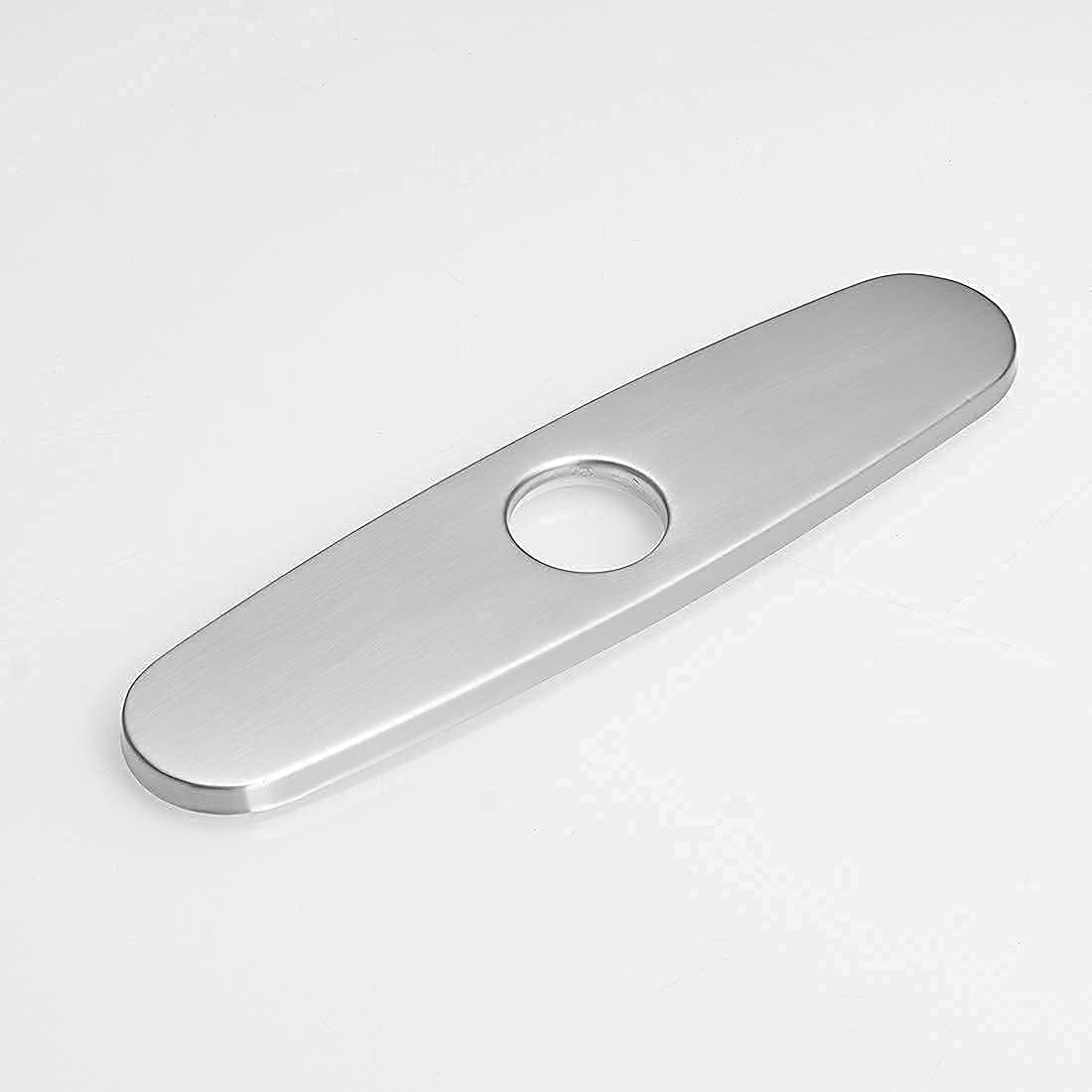 GIMILI Touchless Spring Kitchen Faucet with Deck Plate, Brushed Nickel
