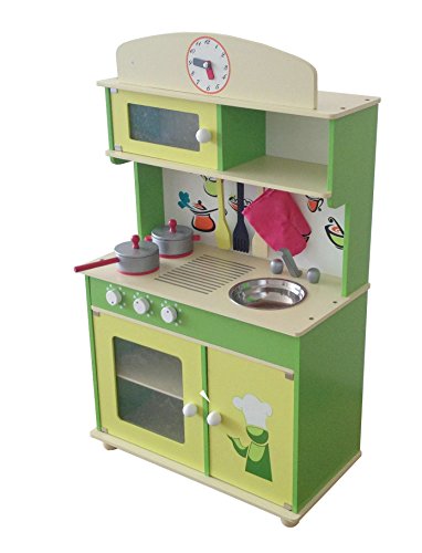 Berry Toys My Cute Green Wooden Play Kitchen