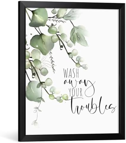 Botanical Bathroom Wall Art Sage Green Bathroom Wall Decor Pictures Framed 8
