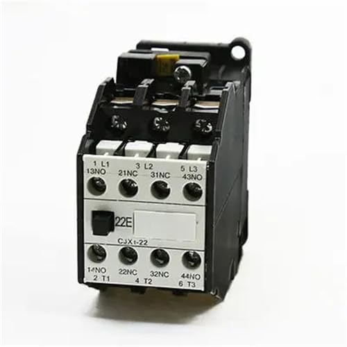 Contacteur AC CJX1-22A bobine 110V 127V relais de puissance rail 35mm triphasé