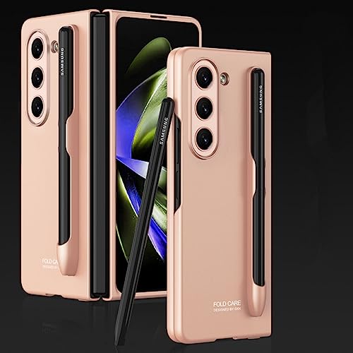 Coque Galaxy Z Fold5 avec fente stylo étui skin feel slim bumper armor