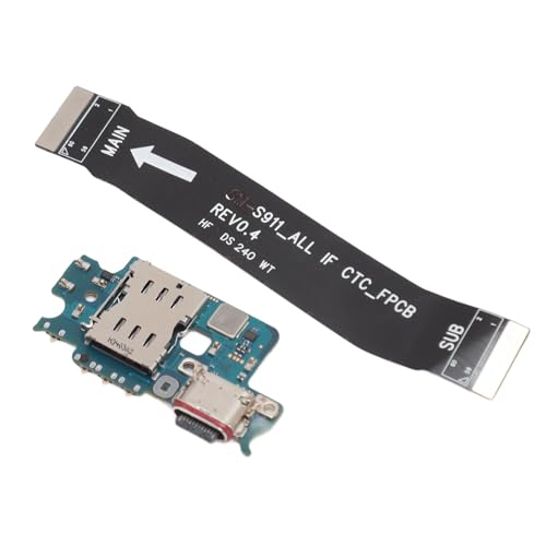 Replacement for Galaxy S23 S911U US Version Charging Port Dock Connector, PCB Phone USB C Charging Port Repair Parts with Tool Kit