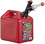 GARAGE BOSS GB320 Briggs and Stratton GarageBoss Press 'N Pour 2+ Gallon Gas Can, Red
