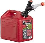 GARAGE BOSS GB320 Briggs and Stratton GarageBoss Press 'N Pour 2+ Gallon Gas Can, Red