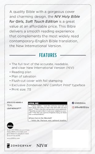 Harpercollins 9780310454984 Niv, Holy Bible For Girls thumb #1