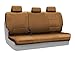Coverking Custom Fit Rear 60/40 Bench Seat Cover for Select Subaru Forester Models - Velour (Tan)