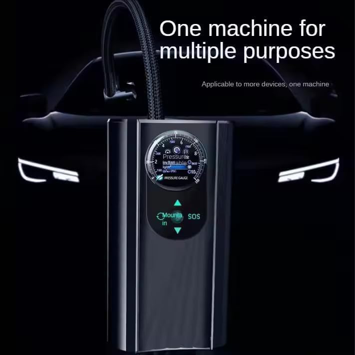 Image of OLMARTT Tire Inflator Cordless Electric Multipurpose Air Pump for Car for Motor (with 12V DC Connector)