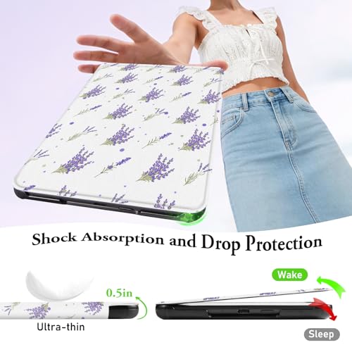 Image of CoBak Cute Case with Fold-Back Magnetic Cover for 7 inch Kindle Paperwhite 12th Gen 2024 and Colorsoft - for PopSockets Grip, Compatible with iPhone MagSafe and Anker Wireless Charging Pads, Auto Wake