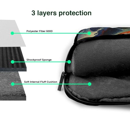 Bolso de hombro para laptop con diseño dragón chino miniatura 6
