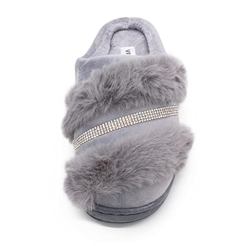 Image of VRITRAZ Women's Comfort Slip On Closed Toe Warm Winter with Cute Design print House Clog Indoor Slipper