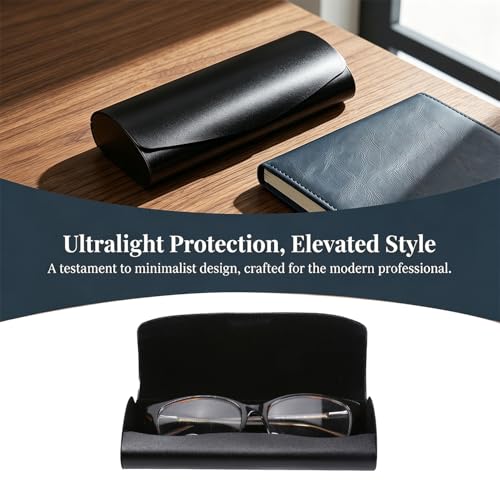 Image of Philley Aluminum Ultra-Light Eyeglasses Case Hard Shell Nearsighted Glasses Case for Women & Men