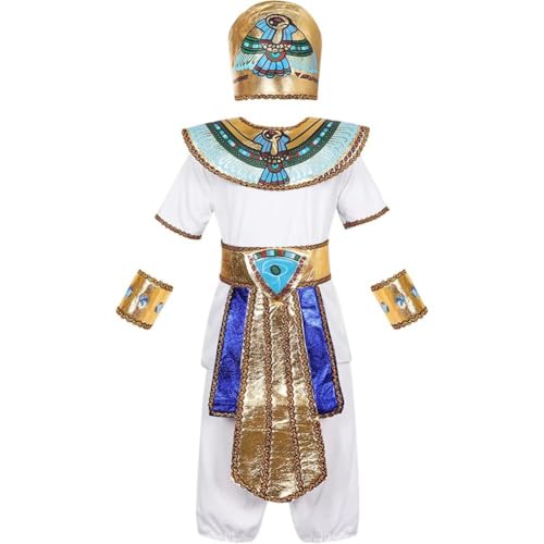 Ymxygz Disfraces De Cosplay De Faraón Egipcio para Niños, Disfraz De Cleopatra, Disfraz De Princesa Egipcia