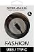 Produktbild Peter Jäckel Fashion 3m USB Data Cable Black Typ-C USB mit Sync- und Ladefunktion