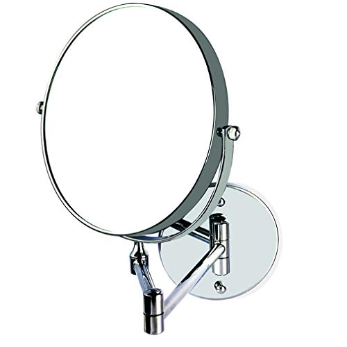 Miroir de beauté à grossissement multiple au design argenté durable - 6