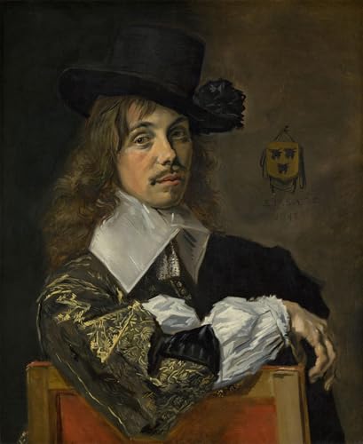 Art Poster Willem Coymans Frans Hals Habiller un Grand Mur Vide avec Élégance