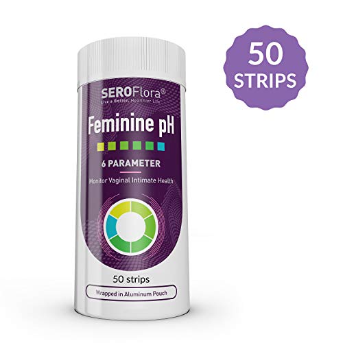 50 Feminine Vaginal pH Test Strips by Seroflora - Monitor Vaginal Intimate Health