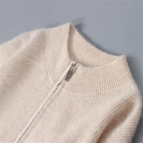 Men's Cardigan Sweaters Long Sleeve Thickened Warm Casual Knitted Zipper Sweater Tops3