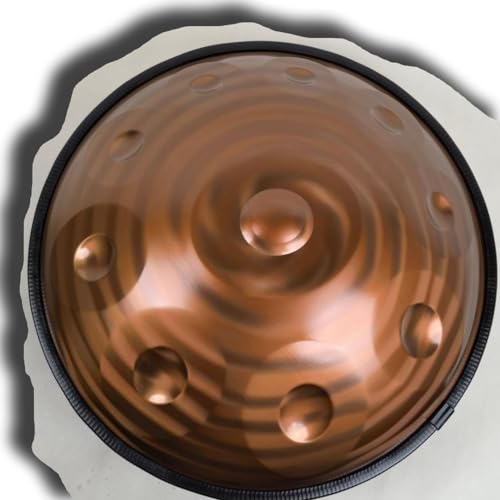 Set de handpan acero 22 pulg 9 notas tono D menor miniatura 1