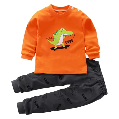 XINYUNZU Jungen Langarmshirt Mit Hose Kinder Kleidung Set...