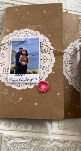 Image of HBH Birthday Greeting Card with Custom Name Photo for Friends | Customized Photo Frame