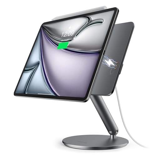 Amazon.co.jp: LULULOOK 360°回転マグネット式ワイヤレス充電スタンド