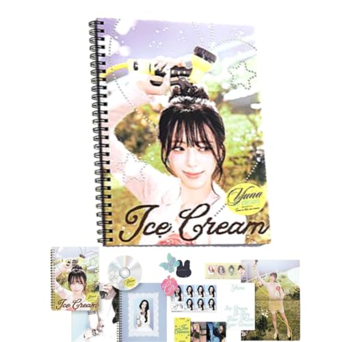 Image of YUNA Ice Cream 1st Mini Album [Photobook A Ver.] CD + Photobook + 2Photocard + Paper Mobile + ID Picture + Folding Poster