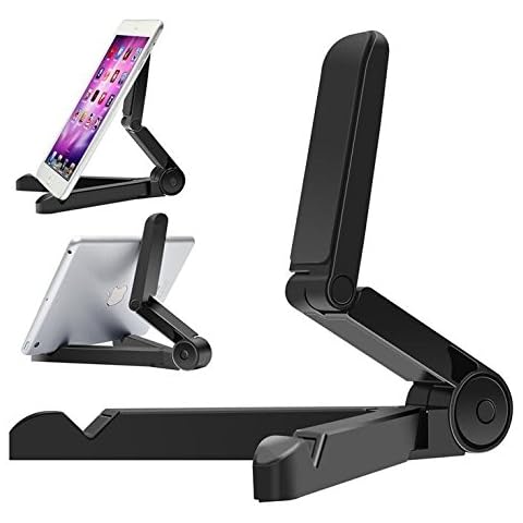 Topways® Black Portable Fold-Up Stand for Apple iPad, iPad 2, New iPad(iPad 3), Samsung Galaxy Tab, BlackBerry PlayBook and All Other 7-10 Inch Tablet PCs Cover