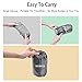 HOMCA Inflatable Travel Foot Rest Pillow, Adjustable Height Leg Pillow，Fast Inflating Airplane Bed for Toddlers，Footrest Pillow for Office, Airplane，Train，Cars，Home