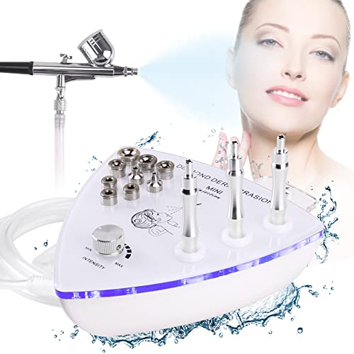 HomdMarket Machine de microdermabrasion diamant avec pistolet pulvérisateur, puissance d'aspiration de 65 à 68 cmHg, machine professionnelle pour le visage,...