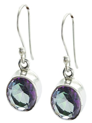 Pendentif quartz mystique argent 925 grand pendentif en argent massif femme