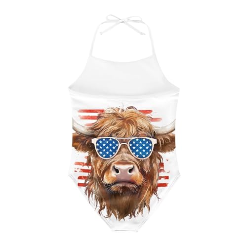 Cute Backless One Piece Swimsuits for Girls Adjustable Halter Strap Bathing Suit Beach Swimwear for Girls3