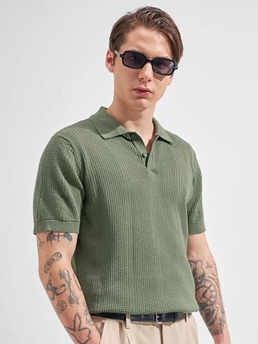 Image of Highlander Men's Polo Tshirt | Flat Knit | Regular Fit | Polo T-Shirt for Man
