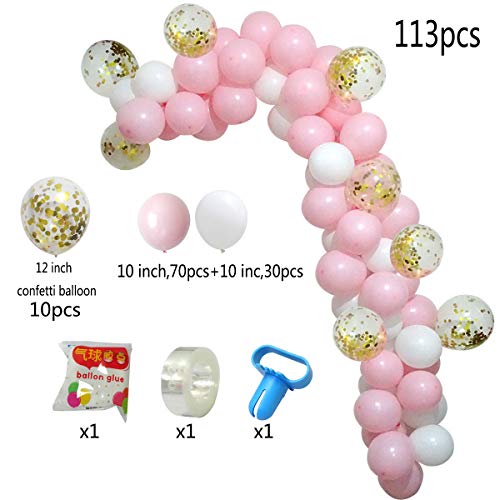 Ipalmay 16Ft Balloon Garland Kit, 113 PCS Arch Balloon Garland Decorations Backdrop Ideal