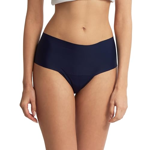 Image of hanky panky - BreatheSoft High Rise Thongs for Women | Microfibre Knit Underwear Panties, Lingerie | Sizes (XS-XL), 3 pack