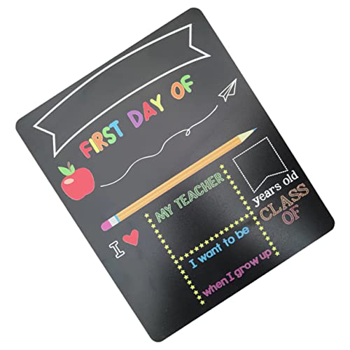 DIYEAH Kreidetafel für Ersten Schultag