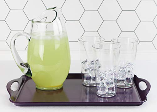 Reston Lloyd Tray Set, Plum Calypso Basics Rectangular And Tidbit Serving #TOP5