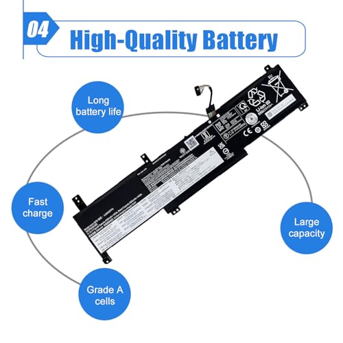 Image of 45Wh L20M3PF0 Laptop Battery Compatible with Lenovo S14 G2-ITL G3-IAP | For Lenovo V14 G2-ITL G2-ALC G3-IAP G3-ABA Series, L20C3PF0 L20L3PF0, 11.1V 4050mAh replacement Battery