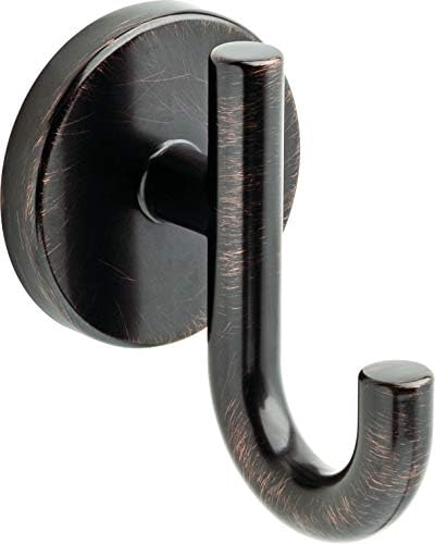 Delta Faucet 759350-RB Trinsic Wall Mounted Towel Hook in Venetian Bronze, Bath Accessories