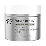 No7 Future Renew Damage Reversal Face Cream with SPF 25 - Anti Aging Face Moisturizer with Skin Firming Benefits - Formulated with Peptide Technology to Protect, Repair & Intensely Hydrate (1.69 Oz)