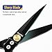 9 inch Sewing Scissors Sharp Leather Scissor for Fabric Cutting Dressmaking Shears with Ergonomic Handle (Comes with 5 accessories)