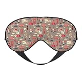 Uso versátil: esta máscara de ojos para dormir es adecuada para uso en interiores y exteriores, camping, viajes, trabajo por turnos, meditación, yoga y mucho más.