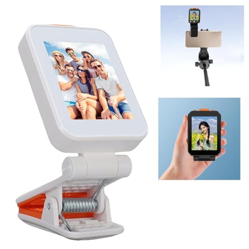 Pantalla para selfies de teléfono en vlogs de viaje con Bluetooth 2