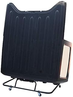 YZONA Hard Top Carrier Compatible with 1976 and Newer Jeep Wrangler CJ-7 Carrier Rack Sliding Storage Cart Compatible with All YJ TJ JK JL 1976-2021 2 or 4 Doors, Unlimited