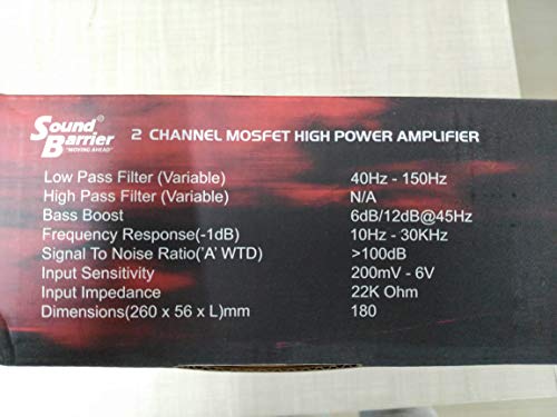 Image of ICR Sound Barrier of SB506-3400 Watts with 2 Channel Bridgeable Amplifier