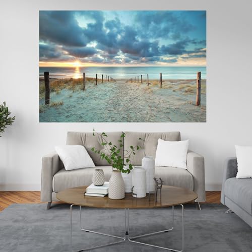Fondo Fotográfico Playa Azul 7x5FT miniatura 7